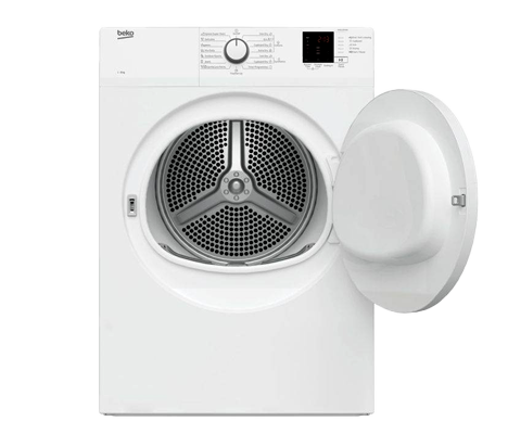 เครื่องอบผ้าฝาหน้าระบบลมร้อน  ขนาด 8kg